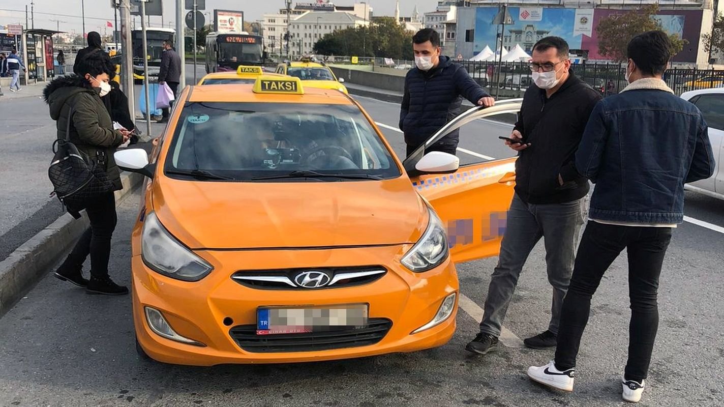 ibbden kisa mesafede yolcu almayan taksicilere ceza